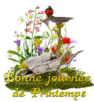 Gif animé bonne journée nature